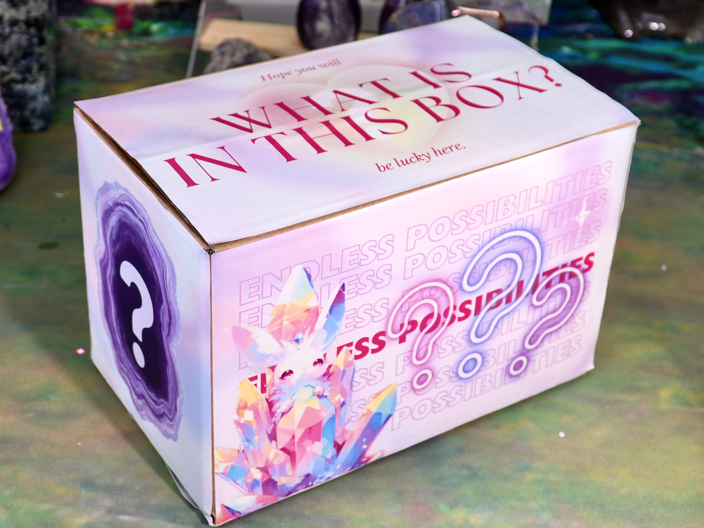 Mystery box A Crystal Tower/Sphere/Flower/Freeform/Slab/Bowl