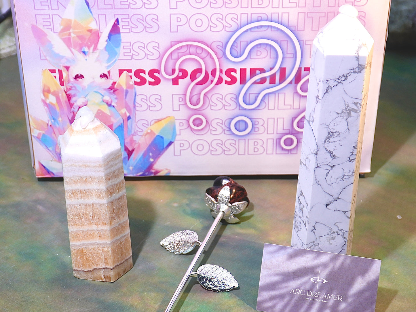 Mystery box A Crystal Tower/Sphere/Flower/Freeform/Slab/Bowl