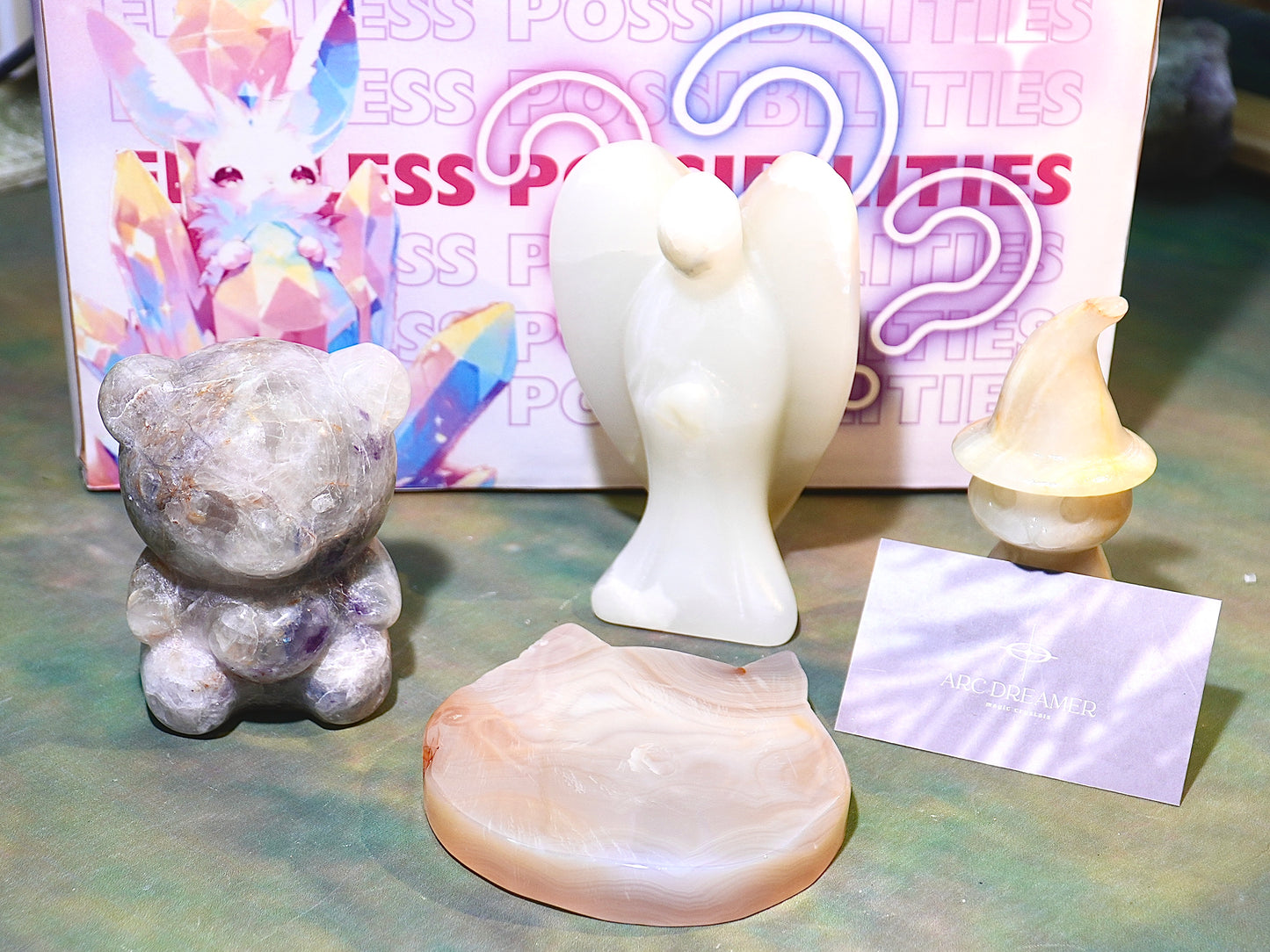 Mystery Box B Crystal Tower/Sphere/Flower/Freeform/Slab/Bowl